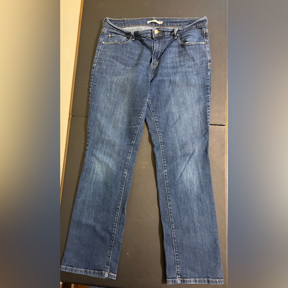 Levi's Women's Jeans size 12 505 straight dark denim
